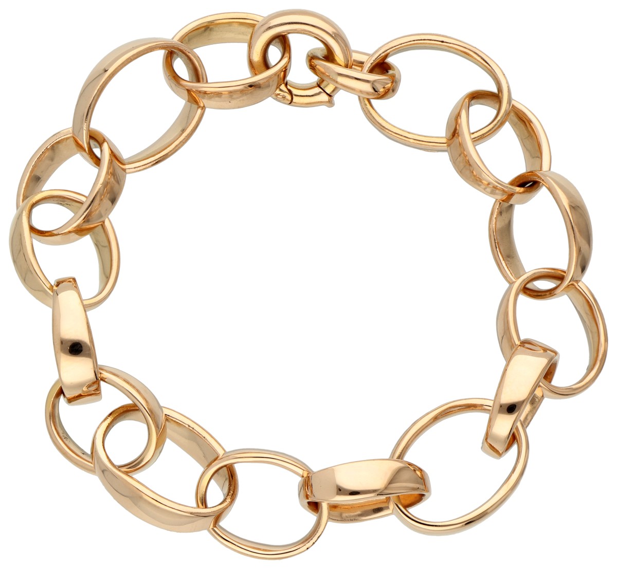 Pomellato 18K roségouden schakelarmband.