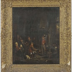 Hollandse School, 19e eeuw. Herbergscene.