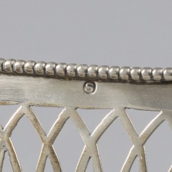 No reserve - Bonbonmandje zilver.