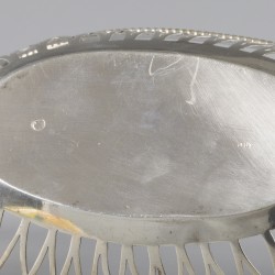No reserve - Bonbonmandje zilver.