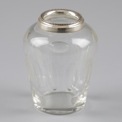 No reserve - Lepelvaasje met 6 theelepels zilver.