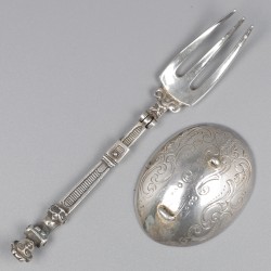No reserve - Reisbestek zilver.