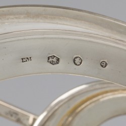 No reserve - Komfoor / Rechaud zilver.