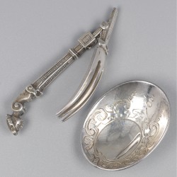 No reserve - Reisbestek zilver.