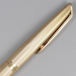 No reserve - Waterman ''Plaque Or G'' vulpen goud verguld / 18 kt. goud.