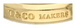 Tiffany & Co. 18K geelgouden ring.