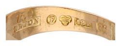 Alton 18K geelgouden signet ring.