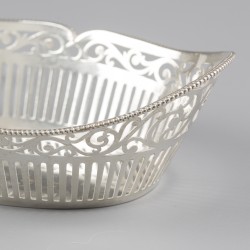 No reserve - Bonbon / soezenmand zilver.