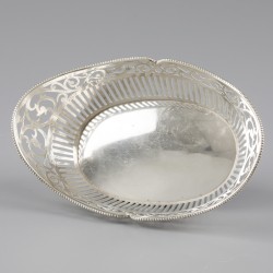 No reserve - Bonbon / soezenmand zilver.