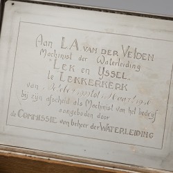 No reserve - Sigarendoos verzilverd.