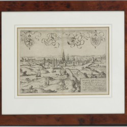Den Bosch ; L. Guicciardini - Buscumducis (.) - 1601-1620 gepubliceerd door WJ Beau. 1612. Daarbij twee plattegronden en een moderne aquatint.