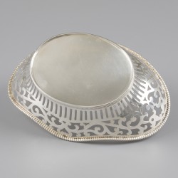 No reserve - Bonbonmand zilver.
