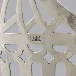 No reserve - Bonbonmand zilver.