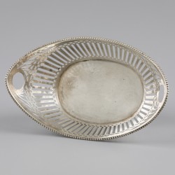 No reserve - Bonbonmand zilver.