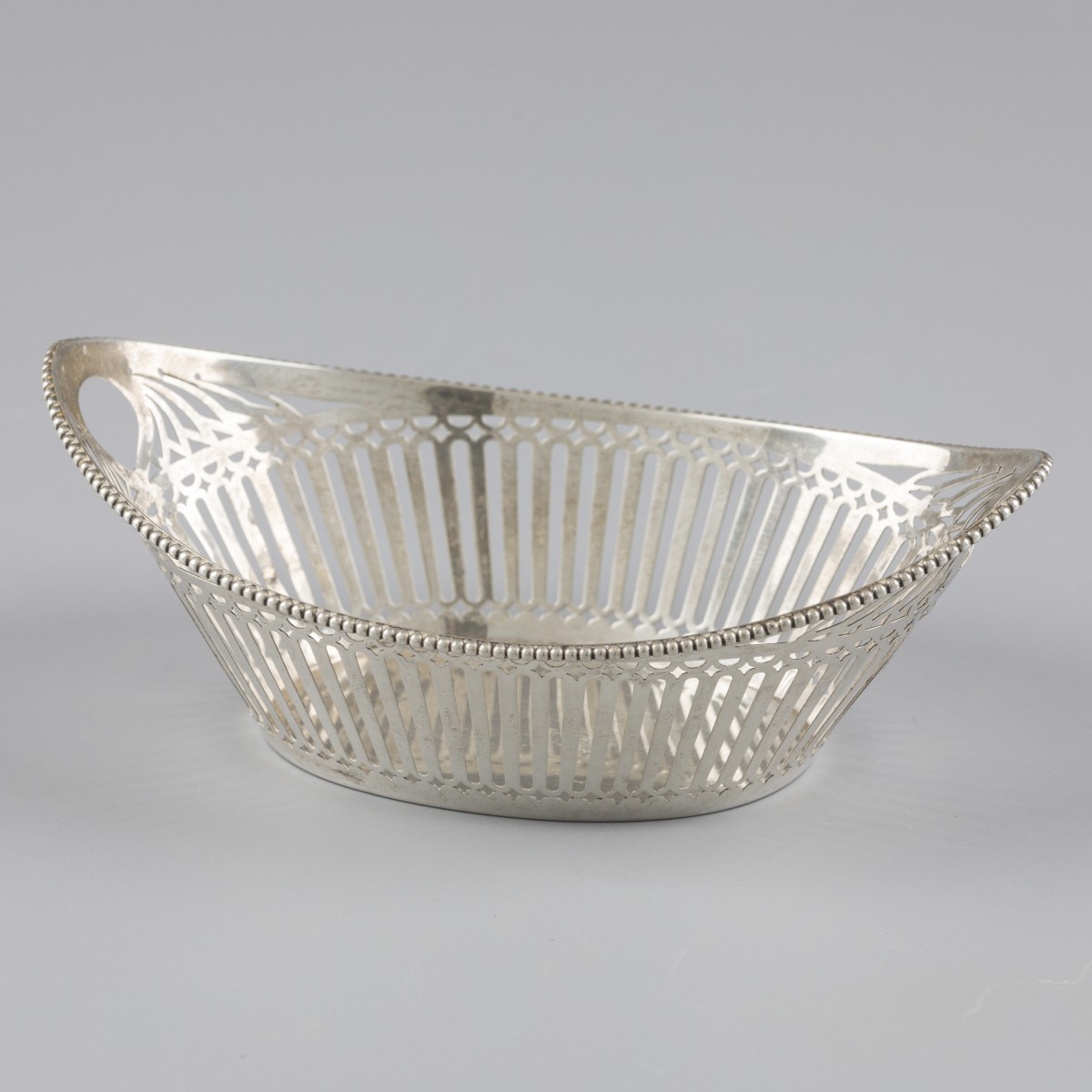 No reserve - Bonbonmand zilver.