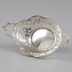 No reserve - Bonbonmandje zilver.