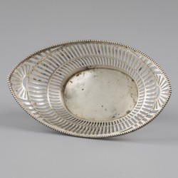 No reserve - Bonbonmandje zilver.