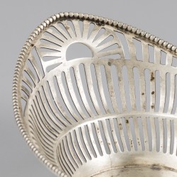 No reserve - Bonbonmandje zilver.