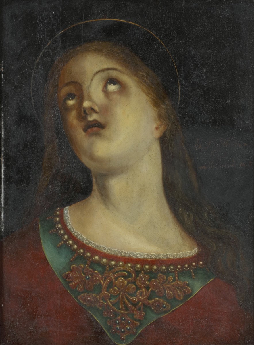Belgische School, 19e eeuw, Rouwende Maria Magdalena.