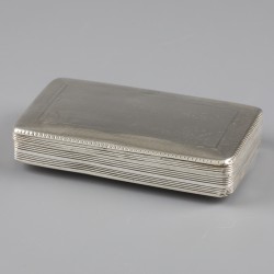 No reserve - Tabaksdoos zilver.