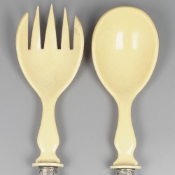No reserve - Salade couvert zilver.