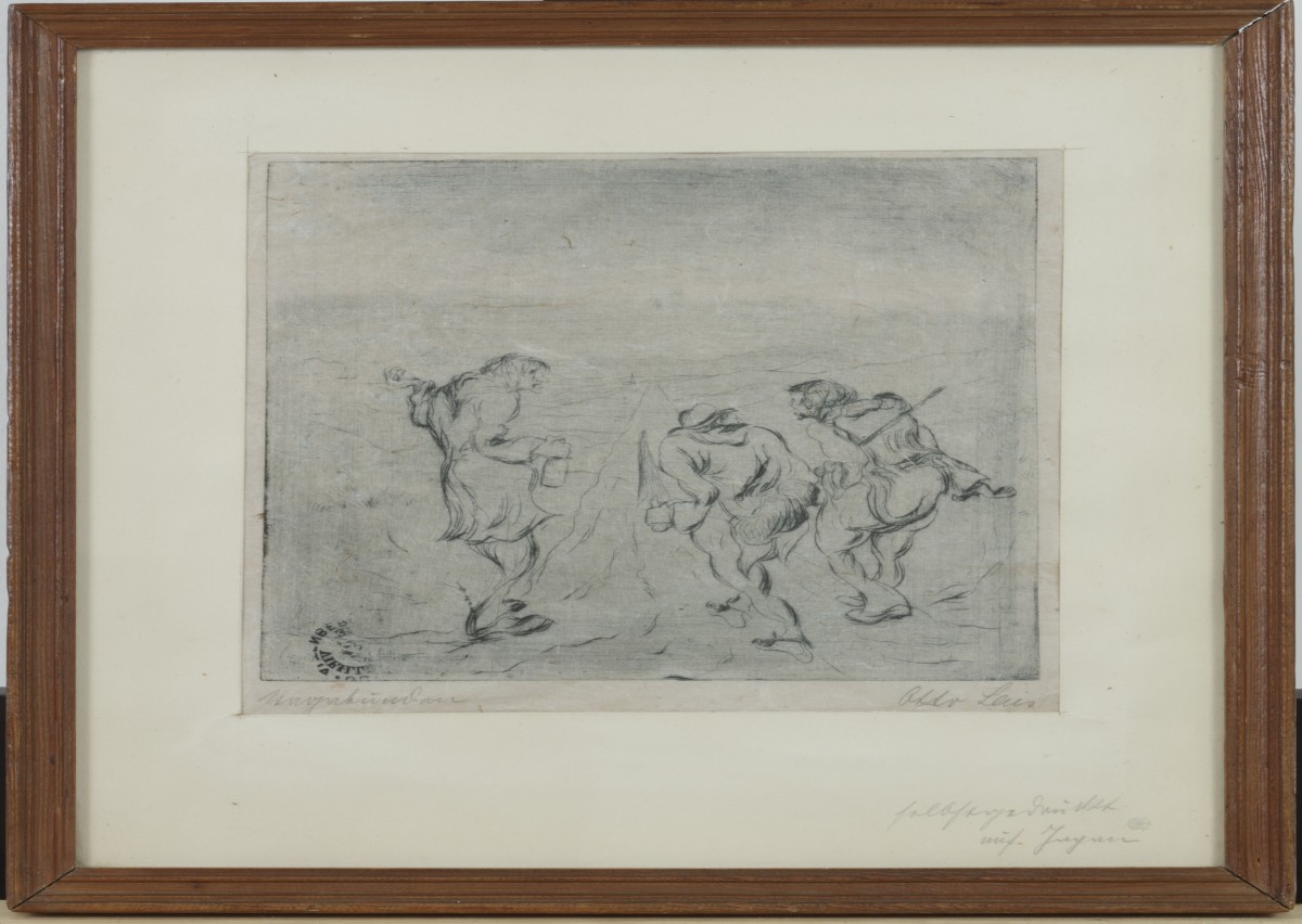 Otto Lais (Remchingen, Dui. 1897 -1988, Wegberg, Dui.), "Vagabunden" - Vagebonden.