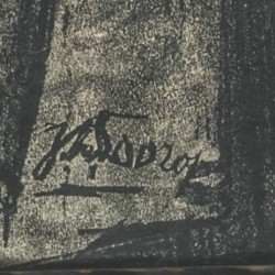 Jan Toorop (Poerworedjo, Java 1858 - 1928 Den Haag), De Mijnwerker.