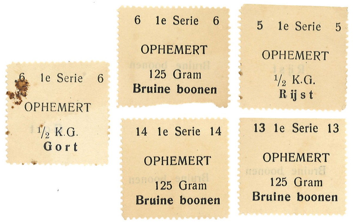 No reserve - Nederland. Levensmiddelenbon. Ophemert - Zeer Fraai.