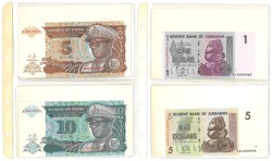 No reserve - Lot 24 banknotes from all over the world. - Very fine – UNC.