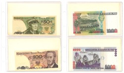 No reserve - Lot 28 banknotes from all over the world. - Very fine – UNC.