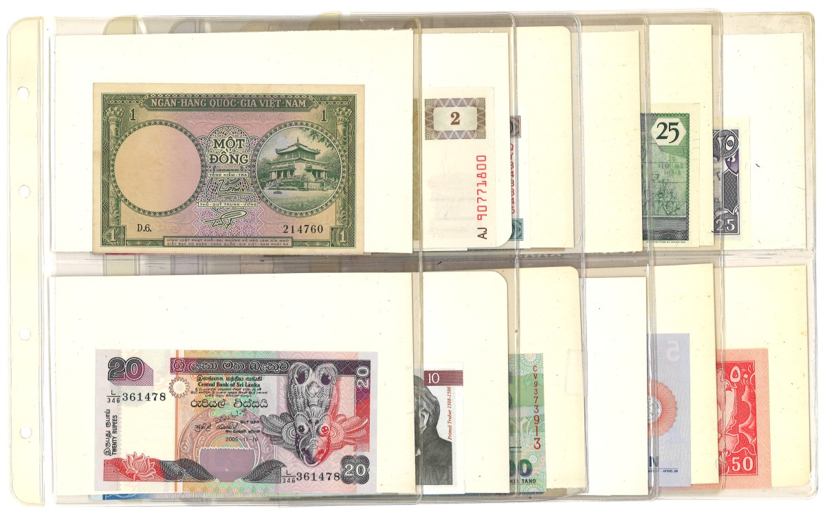 No reserve - Lot 24 banknotes from all over the world. - Very fine – UNC.