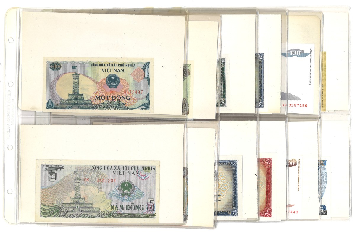 No reserve - Lot 24 banknotes from all over the world. - Very fine – UNC.