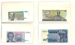 No reserve - Lot 24 banknotes from all over the world. - Very fine – UNC.