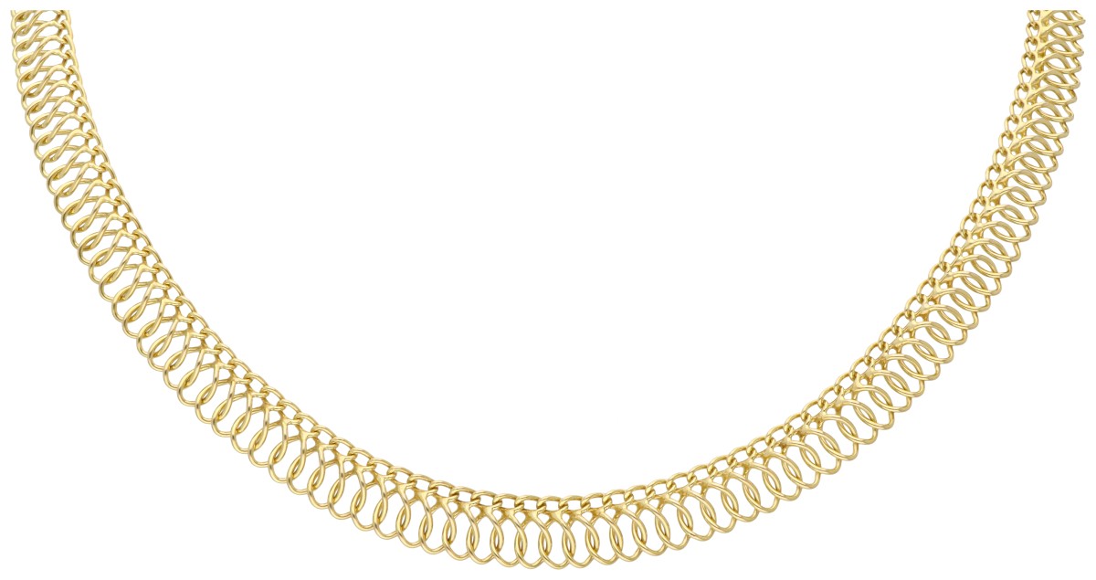 No reserve - 14K Geelgouden collier.