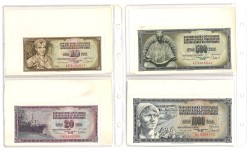 No reserve - Lot 24 banknotes from all over the world. - Very fine – UNC.