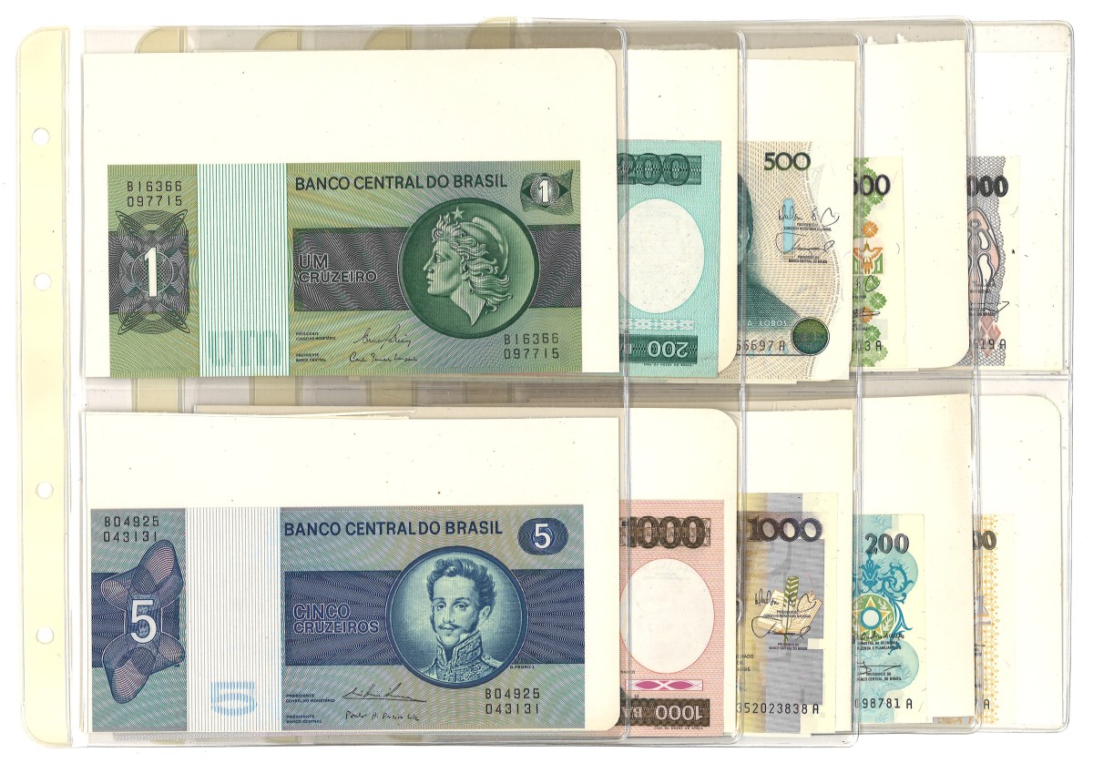 No reserve - Lot 20 banknotes from all over the world. - Very fine – UNC.