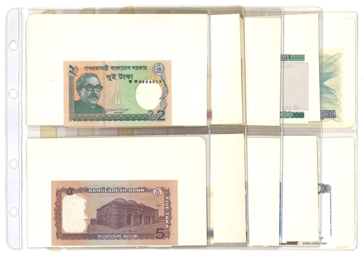 No reserve - Lot 20 banknotes from all over the world. - Very fine – UNC.