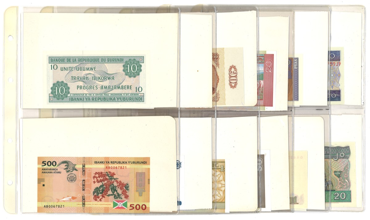 No reserve - Lot 24 banknotes from all over the world. - Very fine – UNC.