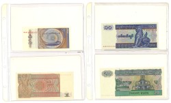 No reserve - Lot 24 banknotes from all over the world. - Very fine – UNC.