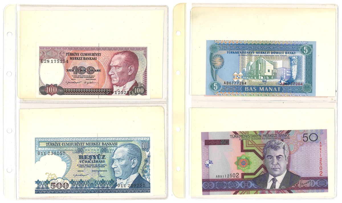 No reserve - Lot 20 banknotes from all over the world. - Very fine – UNC.