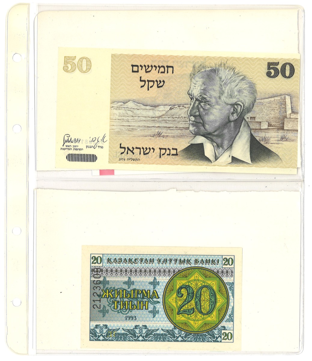 No reserve - Lot 20 banknotes from all over the world. - Very fine – UNC.