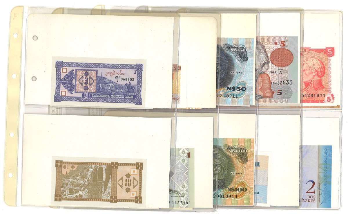 No reserve - Lot 20 banknotes from all over the world. - Very fine – UNC.