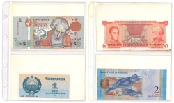 No reserve - Lot 20 banknotes from all over the world. - Very fine – UNC.