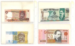 No reserve - Lot 20 banknotes from all over the world. - Very fine – UNC.