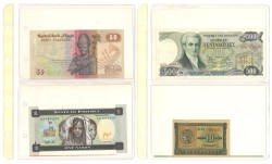 No reserve - Lot 24 banknotes from all over the world. - Very fine – UNC.