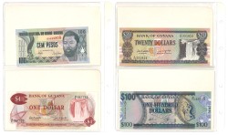 No reserve - Lot 24 banknotes from all over the world. - Very fine – UNC.