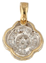 No reserve - 14K Geelgouden hanger bezet met ca. 0.56 ct. diamant.