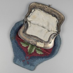 No reserve - Beugelbeursje zilver.
