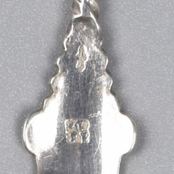 No reserve - 12-delige set koffielepels zilver.
