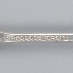 No reserve - 12-delige set theelepels zilver.
